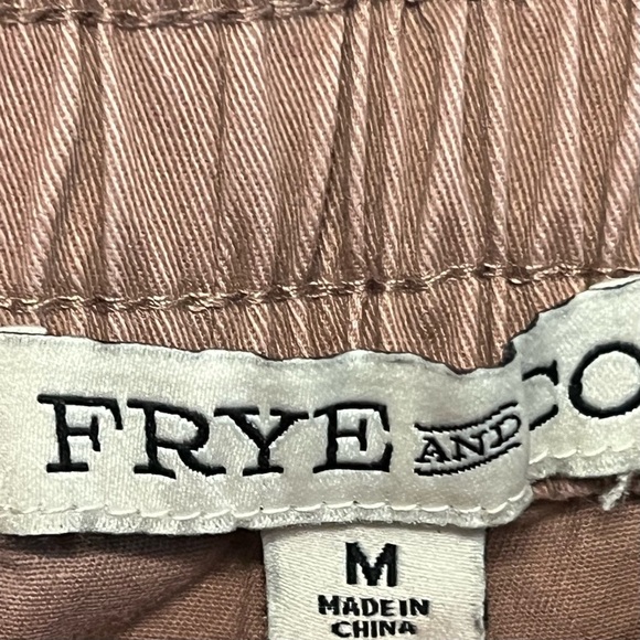Frye & Co Womens Jogger Pants Size Medium Pink Pull On - Picture 4 of 6